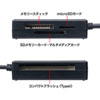 ADR-3TCML40BKN USB3.1 Type-C マルチカードリーダー ADR-3TCML40BKN / USB3.1 Type-C マルチカードリーダー