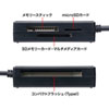 ADR-3TCML40BK USB3.1 Type-C マルチカードリーダー ADR-3TCML40BK / USB3.1 Type-C マルチカードリーダー