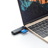 ADR-3TCMS6BK USB Type-Cコンパクトカードリーダー ADR-3TCMS6BK / USB Type-Cコンパクトカードリーダー