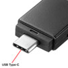 ADR-3TCMS8BK Type-C microSDカードリーダー ADR-3TCMS8BK / Type-C microSDカードリーダー