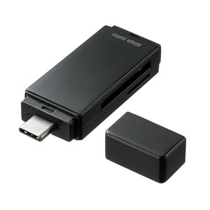 ADR-3TCMS9BK / Type-C SD+microSDカードリーダー