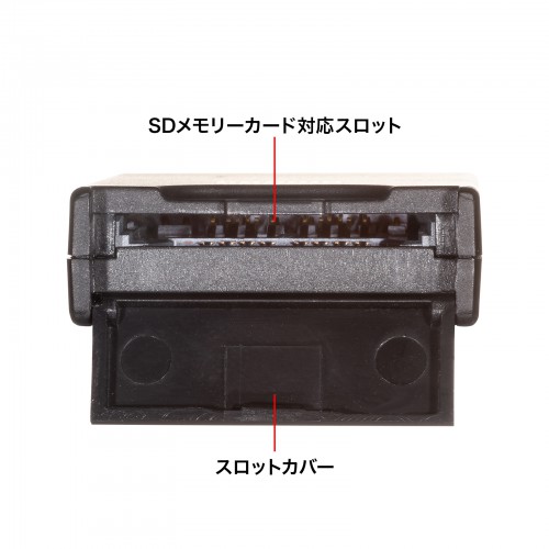 ADR-3TCSD4BK / UHS-II対応SDカードリーダー(USB Type-Cコネクタ）