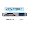 ADR-3TCSDUGY / Type-Cカードリーダー（USB1ポート搭載）