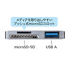 ADR-3TCSDUGY Type-Cカードリーダー(USB1ポート搭載) ADR-3TCSDUGY / Type-Cカードリーダー(USB1ポート搭載)
