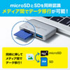 ADR-3TCSDUGY Type-Cカードリーダー(USB1ポート搭載) ADR-3TCSDUGY / Type-Cカードリーダー(USB1ポート搭載)