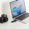 ADR-5TCMSD5BK / USB Type-C ＆ USB-A両対応 直挿しSD/microSDカードリーダー（USBポート付き）