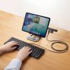 ADR-5TCMSD5BK / USB Type-C ＆ USB-A両対応 直挿しSD/microSDカードリーダー（USBポート付き）