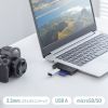 ADR-5TCSD2BK USB 5Gbps Type-C カードリーダー(USB1ポート搭載) ADR-5TCSD2BK / USB 5Gbps Type-C カードリーダー(USB1ポート搭載)