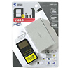 ADR-81U2SV USB2.0 8in1カードリーダライタ(シルバー) ADR-81U2SV / USB2.0 8in1カードリーダライタ(シルバー)