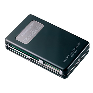 ADR-DMLT21BK / USB2.0 デュアルバスカードリーダライタ(ブラック)