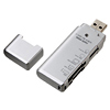 ADR-DMLTMSV USB2.0 マルチカードリーダライタ(シルバー) ADR-DMLTMSV / USB2.0 マルチカードリーダライタ(シルバー)