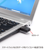 ADR-GSDU5BK アンドロイド対応カードリーダー(ブラック) ADR-GSDU5BK / アンドロイド対応カードリーダー(ブラック)