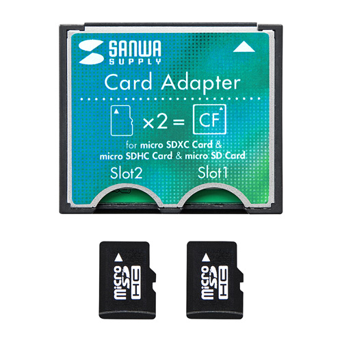 ADR-MCCF2 / microSD用CF変換アダプタ