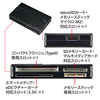 ADR-ML111BK USB2.0 カードリーダー(ブラック) ADR-ML111BK / USB2.0 カードリーダー(ブラック)