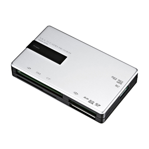 ADR-ML111SV【USB2.0 カードリーダー（シルバー）】あらゆる