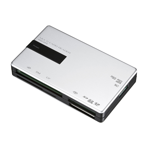 ADR-ML111SV / USB2.0 カードリーダー（シルバー）