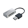 ADR-ML115SV USB2.0 カードリーダー(シルバー) ADR-ML115SV / USB2.0 カードリーダー(シルバー)
