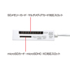ADR-ML115W USB2.0 カードリーダー(ホワイト) ADR-ML115W / USB2.0 カードリーダー(ホワイト)