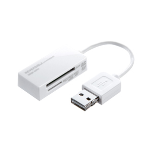 ADR-ML115W / USB2.0 カードリーダー(ホワイト)