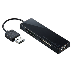 ADR-ML117HBK / USB2.0 カードリーダー(ブラック)