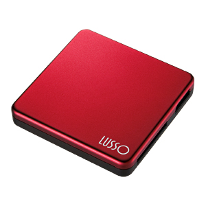 ADR-ML13MR / USB2.0 カードリーダー(マットメッキレッド)