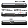 ADR-ML13MSV USB2.0 カードリーダー(マットメッキシルバー) ADR-ML13MSV / USB2.0 カードリーダー(マットメッキシルバー)