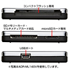 ADR-ML14R USB2.0 カードリーダー(メッキレッド) ADR-ML14R / USB2.0 カードリーダー(メッキレッド)