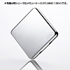 ADR-ML14SV USB2.0 カードリーダー(メッキシルバー) ADR-ML14SV / USB2.0 カードリーダー(メッキシルバー)