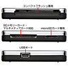 ADR-ML14SV USB2.0 カードリーダー(メッキシルバー) ADR-ML14SV / USB2.0 カードリーダー(メッキシルバー)