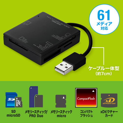 USB2.0 カードリーダー