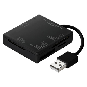 ADR-ML15BK / USB2.0 カードリーダー(ブラック)