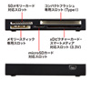 ADR-ML18BKN USB2.0 カードリーダー(ブラック) ADR-ML18BKN / USB2.0 カードリーダー(ブラック)