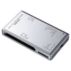 ADR-ML1SV / USB2.0 カードリーダー(シルバー)