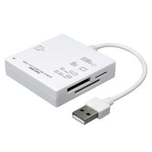 ADR-ML23W / USB2.0 カードリーダー（ホワイト）