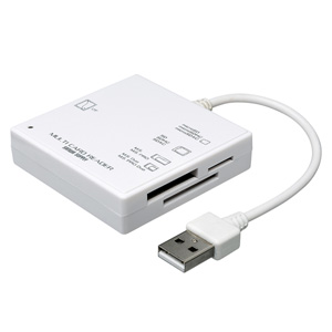 ADR-ML23W / USB2.0 カードリーダー(ホワイト)