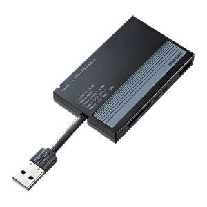 ADR-ML8HGY / USB2.0HUB付きカードリーダー(グレー)