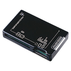 ADR-MLT10BK / USB2.0 マルチカードリーダライタ（ブラック）