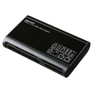 ADR-MLT17BK / USB2.0 マルチカードリーダライタ(ブラック)