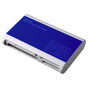 ADR-MLT17BL / USB2.0 マルチカードリーダライタ(ブルー)