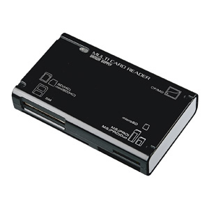 ADR-MLT25BK / USB2.0 マルチカードリーダライタ（ブラック）