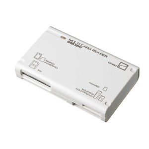 ADR-MLT25W / USB2.0 マルチカードリーダライタ(ホワイト)