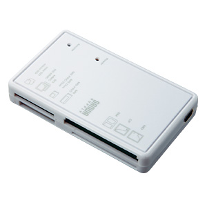 ADR-MLTKNW / USB2.0 マルチカードリーダライタ(ホワイト)