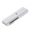 ADR-MSDU2W USB2.0カードリーダー(ホワイト) ADR-MSDU2W / USB2.0カードリーダー(ホワイト)