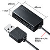 ADR-MSDU3BKN USB2.0 カードリーダー ADR-MSDU3BKN / USB2.0 カードリーダー