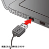 ADR-MSDU3BK USB2.0カードリーダー(ブラック) ADR-MSDU3BK / USB2.0カードリーダー(ブラック)
