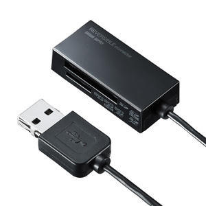 ADR-MSDU3BK / USB2.0カードリーダー(ブラック)