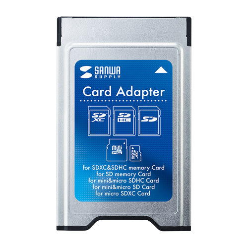ADR-SD3【SDカードアダプタ】PCカードスロットでSDカードを読みとり ...
