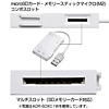 ADR-SDXC1BK / USB2.0 カードリーダー（ブラック）