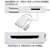 ADR-SDXC1W USB2.0 カードリーダー(ホワイト) ADR-SDXC1W / USB2.0 カードリーダー(ホワイト)