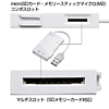 ADR-SDXC1W / USB2.0 カードリーダー（ホワイト）